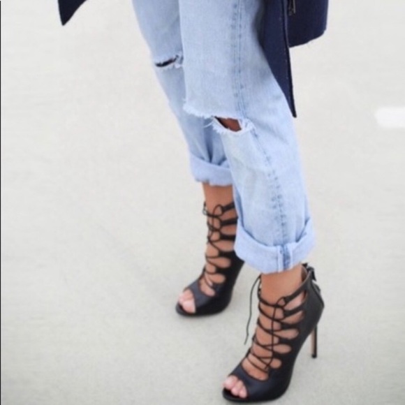 Heel lace up sandals - Picture 7 of 7